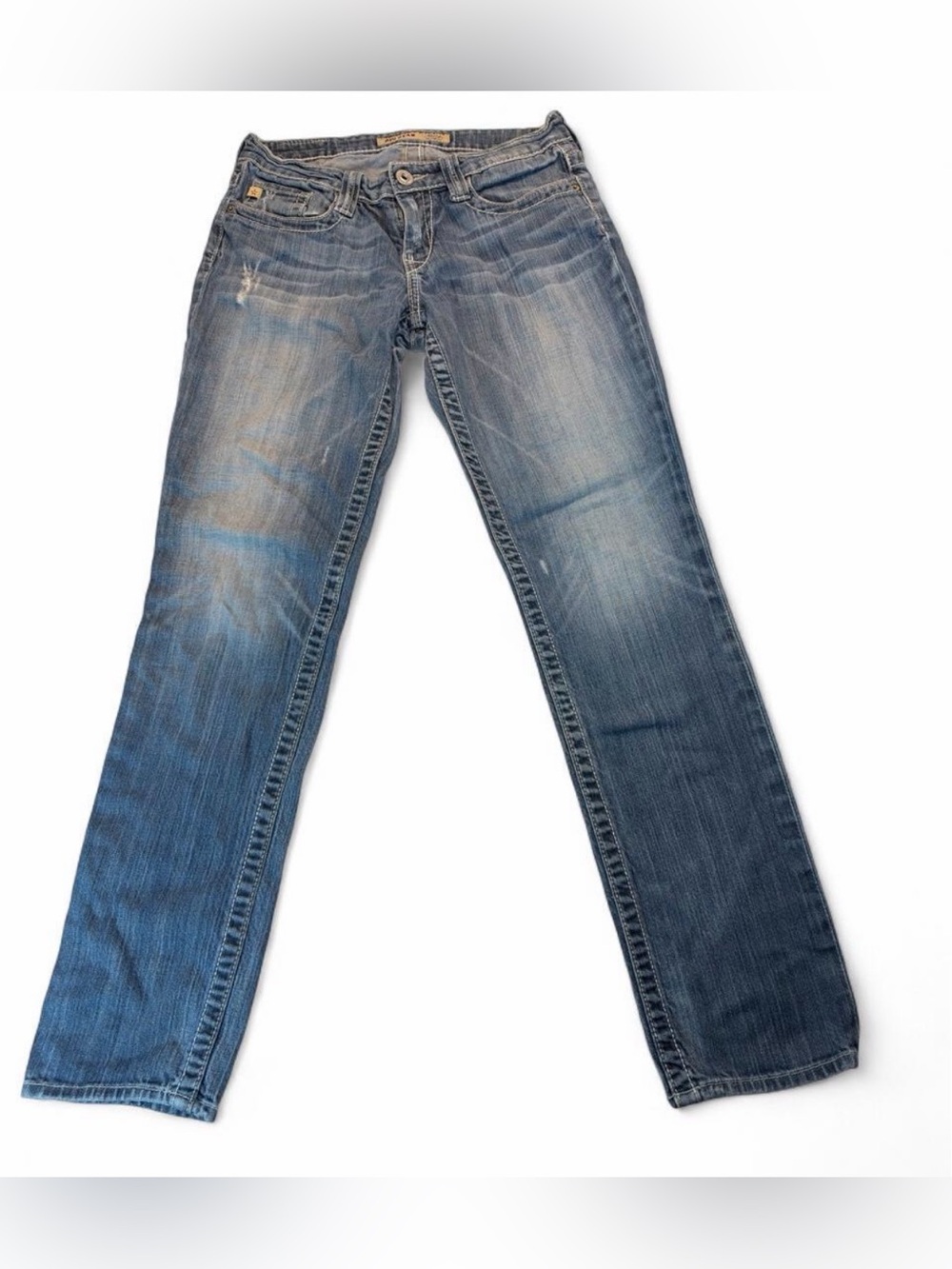 Big Star Women's Medium Blue Straight-Leg Jeans